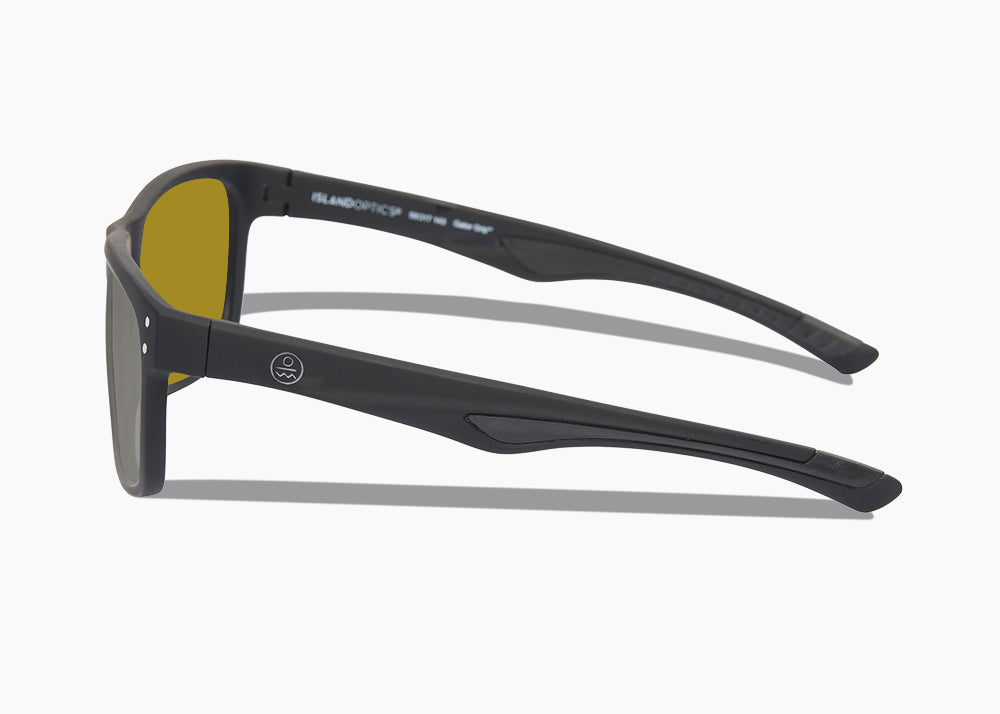 matte black|yellow low light