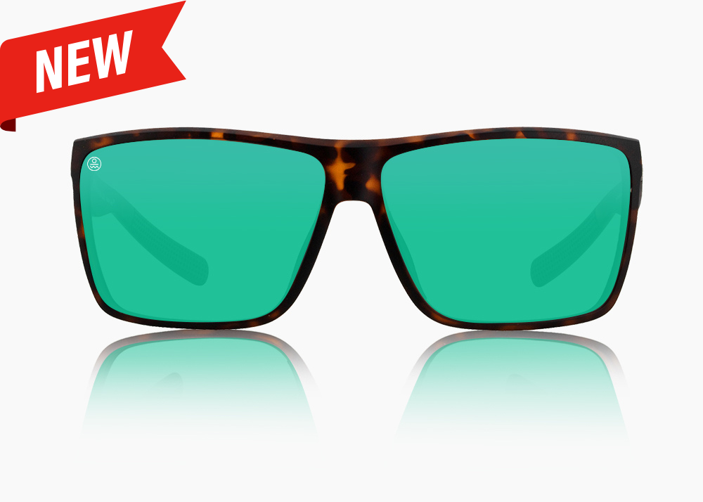 matte tortoise|green flash mirror