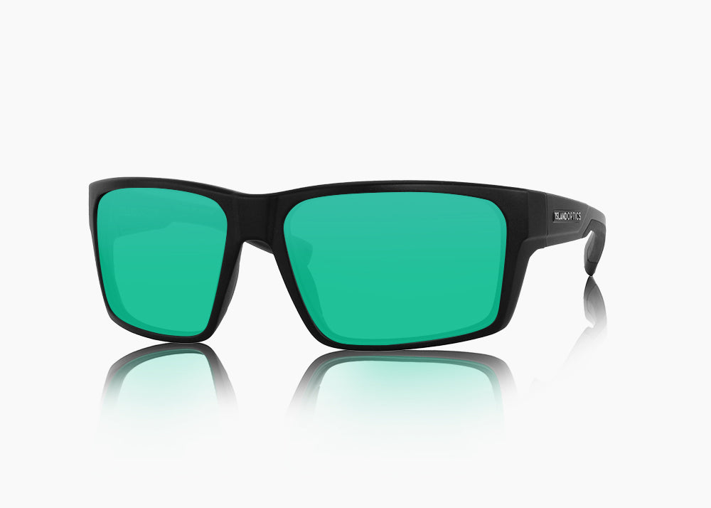 matte black|green flash mirror