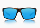 matte tortoise|blue flash mirror