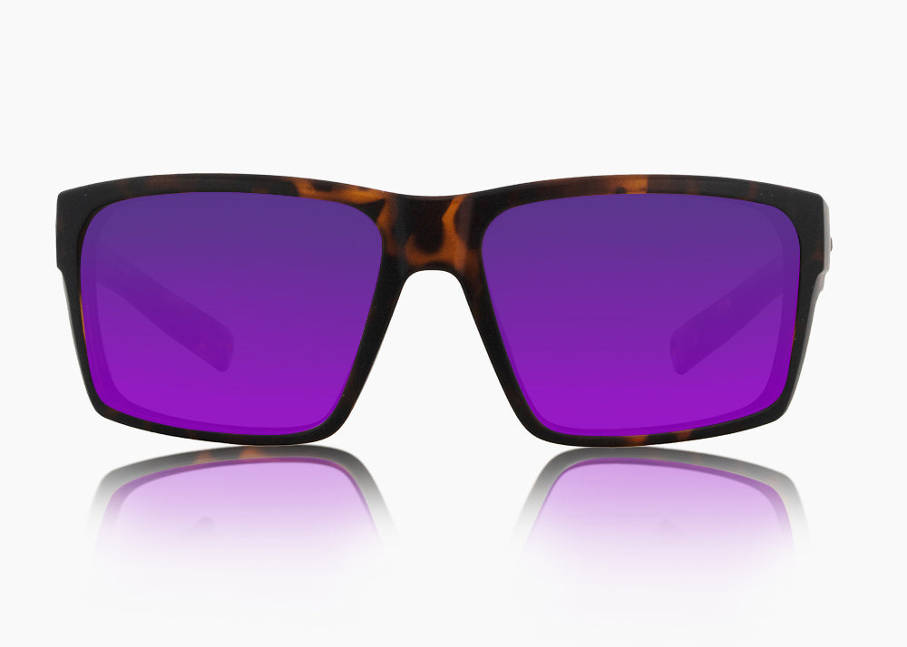 matte tortoise|purple nova mirror