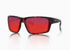 matte tortoise|red sunset mirror