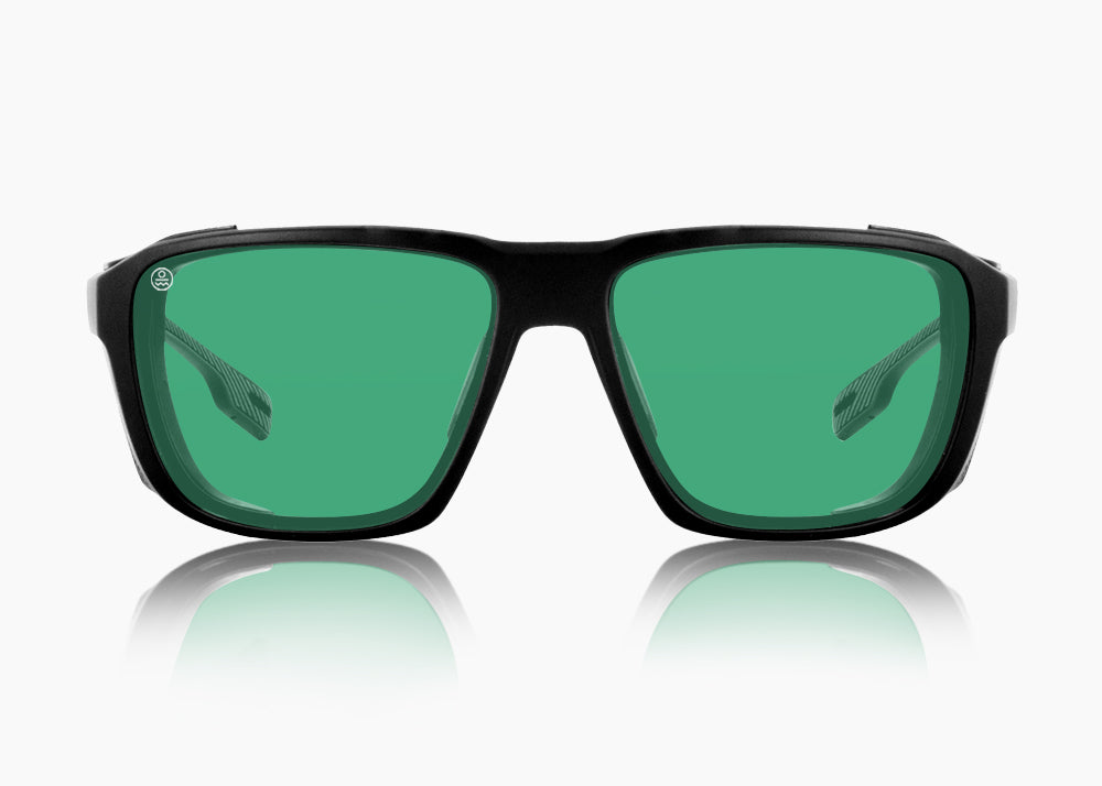 matte black|green flash mirror 