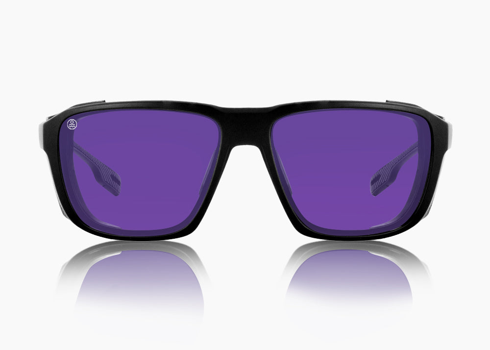 matte black|purple nova mirror 