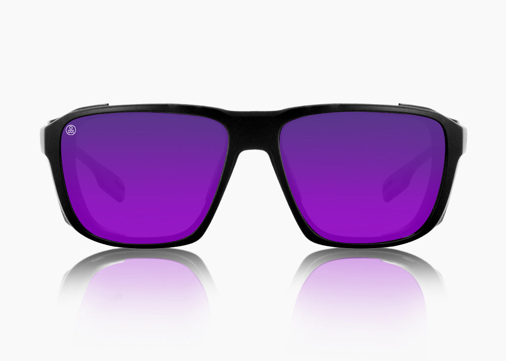 matte black|purple nova mirror 