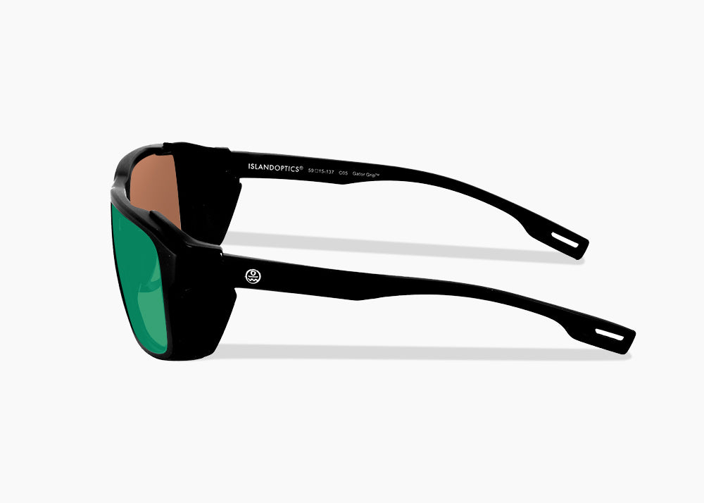 matte black|green flash mirror 