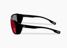 matte black|red sunset mirror