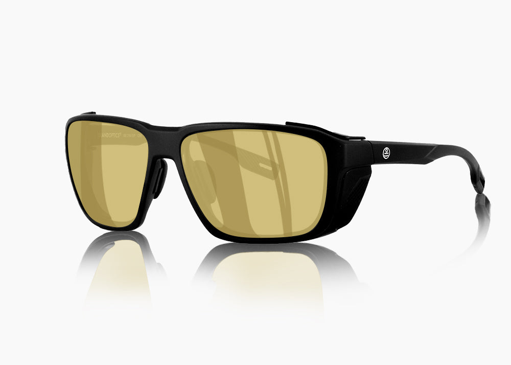 matte black|yellow low light