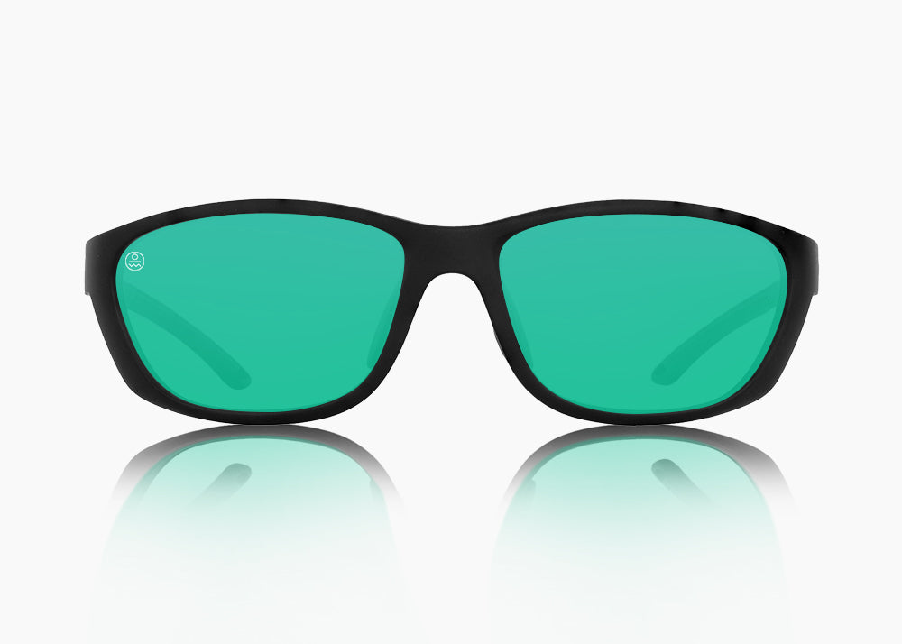 matte black|green flash mirror